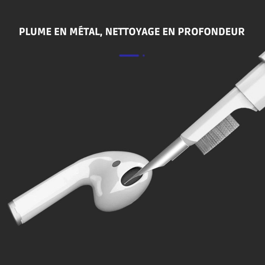 Kit di Pulizia 3-in-1 per Cuffie Bluetooth
