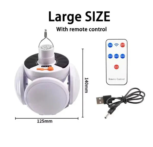 Lampada Solare Pieghevole 2-in-1 FOLDGLAZE