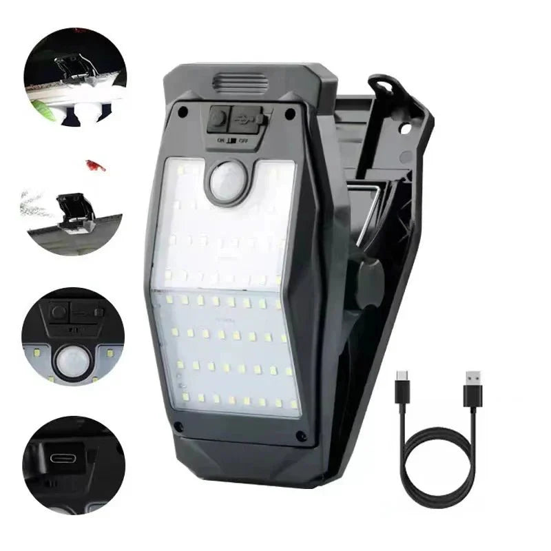 Luxclip™ – Lampada Solare con Clip per Esterni