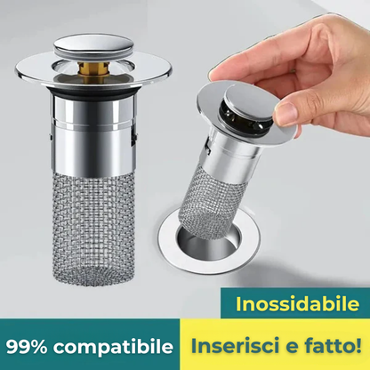 Drainix™ – Tappo Universale per Lavabo