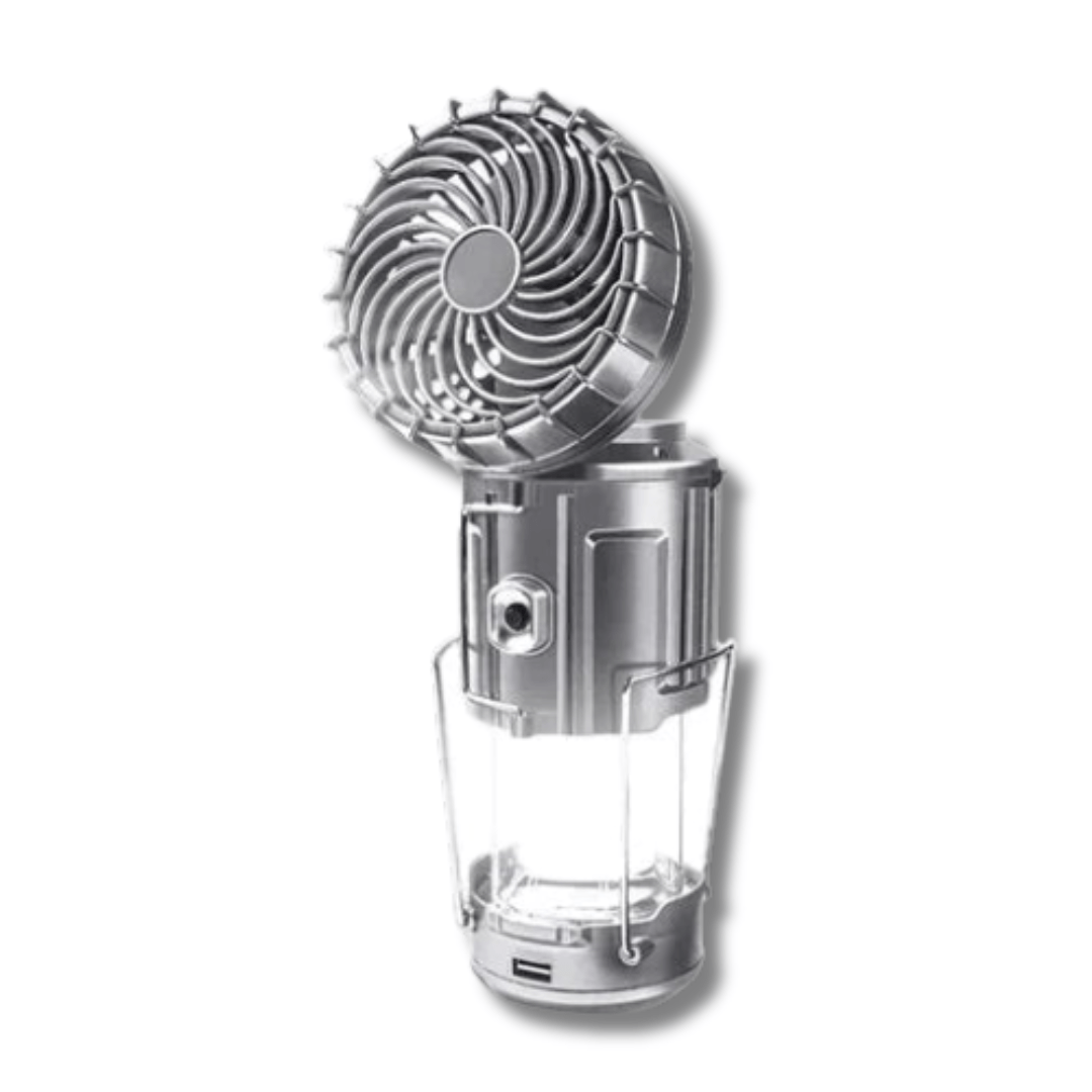 Lampada da Campeggio Portatile a LED con Ventilatore