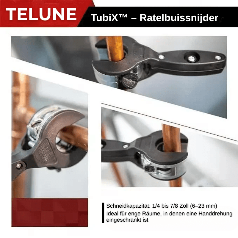TubiX™ – Tagliatubi a Cricchetto