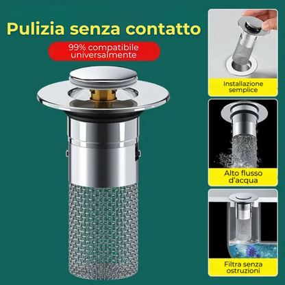 Drainix™ – Tappo Universale per Lavabo