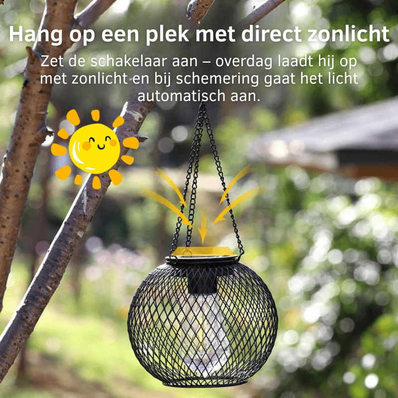 LumaGlow™ – Lampada Solare da Esterno a Sospensione