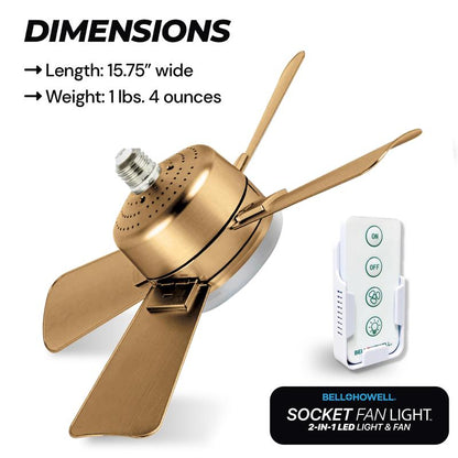 LumiFan™ – Ventilatore con Lampada LED 2-in-1