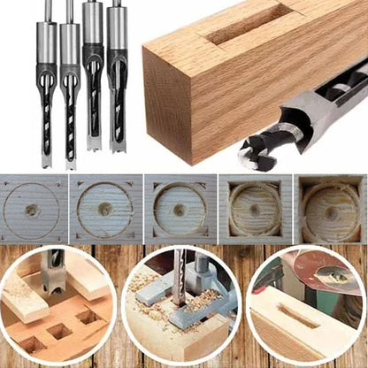 QuadraBit – Set di punte quadrate per legno