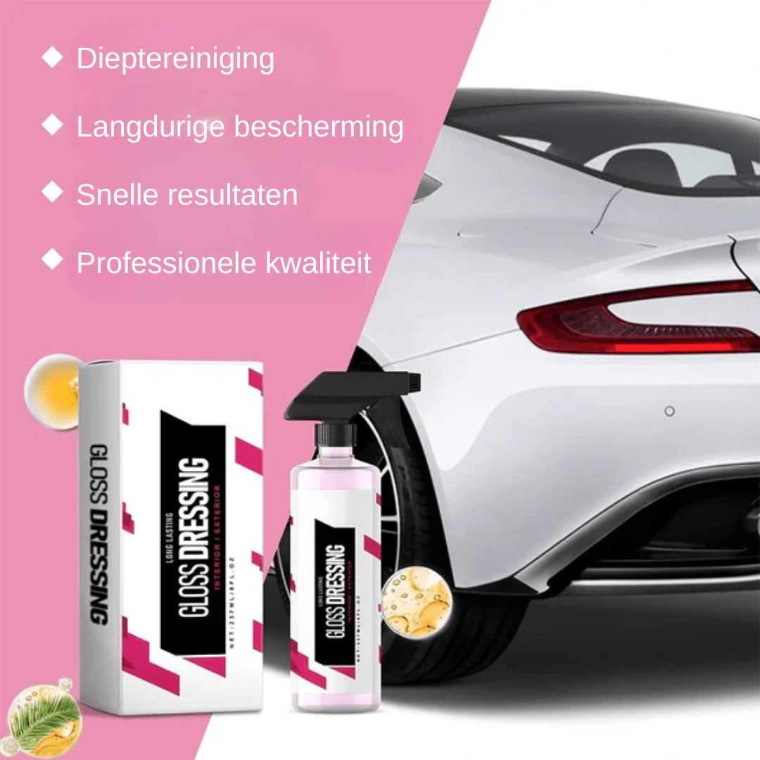 Gloss Dressing™ – Rigeneratore per Plastica & Gomma