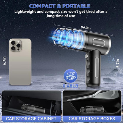 DustPro™ – Mini Aspirapolvere Senza Fili 2-in-1