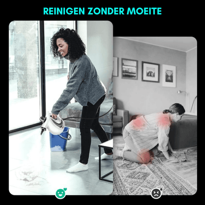 RedHut™ – Pulitore a vapore portatile con 12 accessori per cucina, bagno e casa