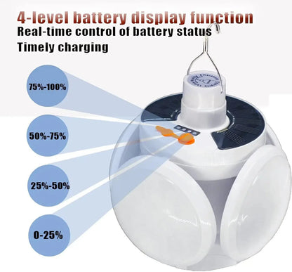 Lampada Solare Pieghevole 2-in-1 FOLDGLAZE