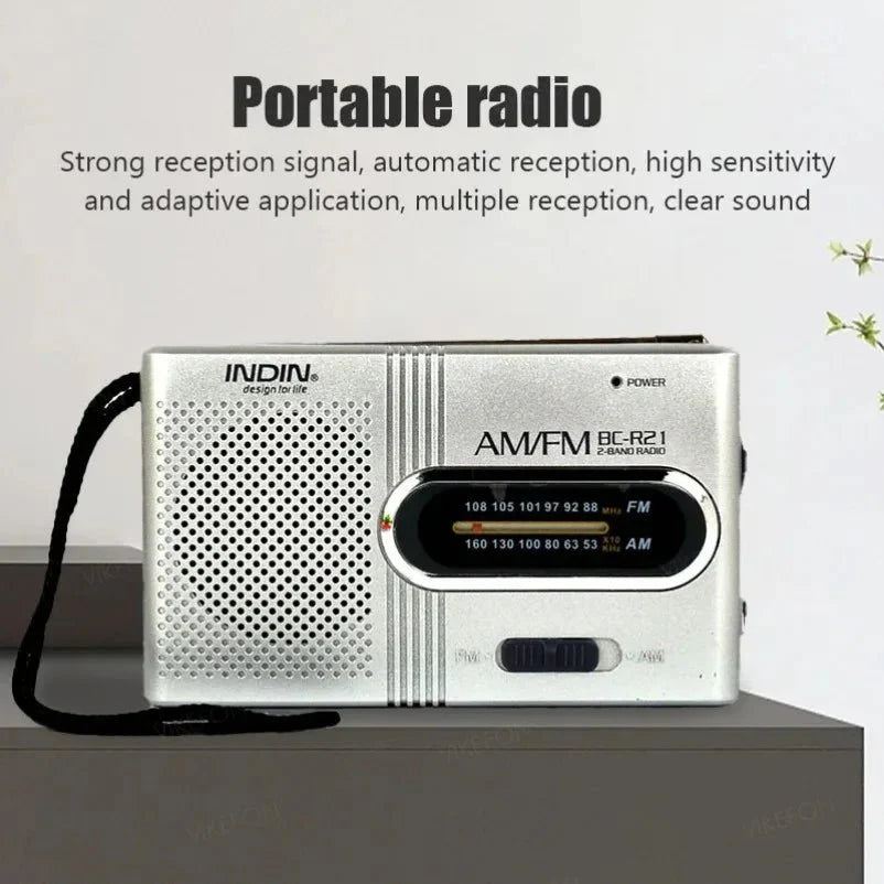 NotRadio™ – Radio portatile AM/FM a batterie per emergenze