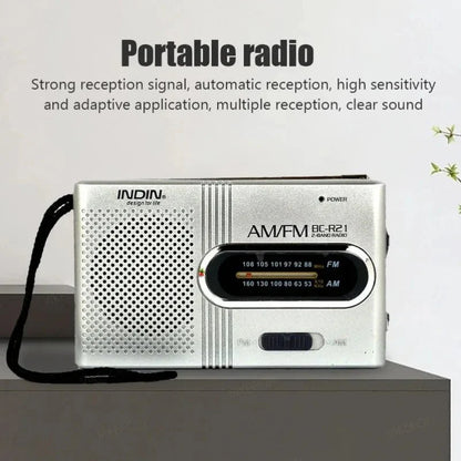 NotRadio™ – Radio portatile AM/FM a batterie per emergenze