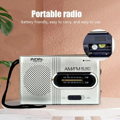 NotRadio™ – Radio portatile AM/FM a batterie per emergenze
