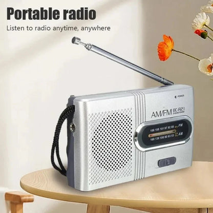 NotRadio™ – Radio portatile AM/FM a batterie per emergenze