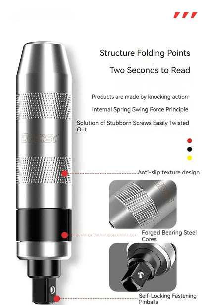 Cacciavite a Percussione Professionale con Punte