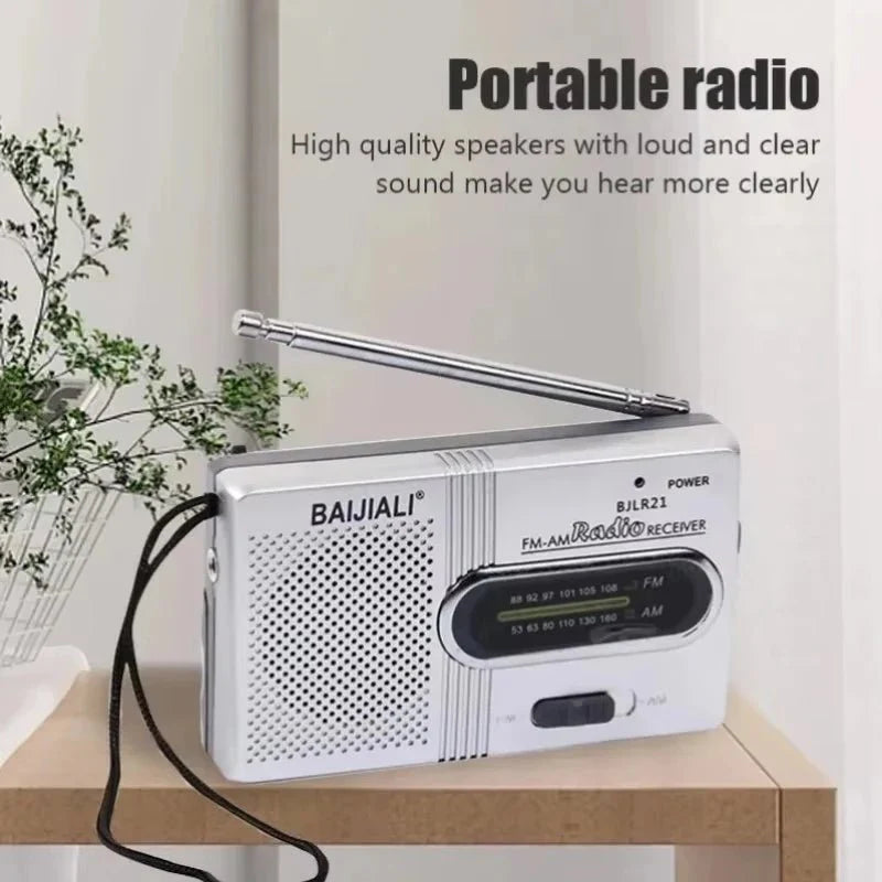 NotRadio™ – Radio portatile AM/FM a batterie per emergenze