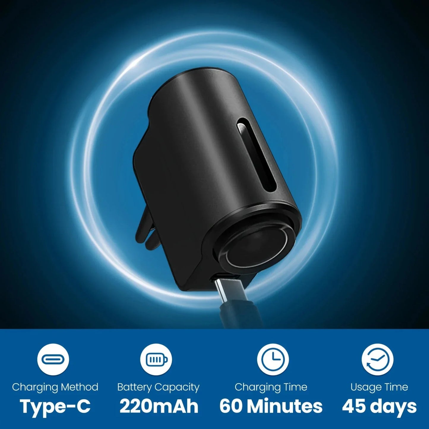 AiroMist™ – Diffusore Elettrico per Auto con LED & Ultrasuoni