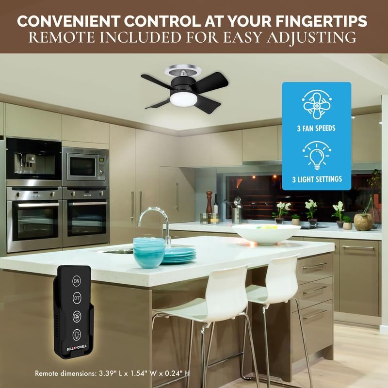 LumiFan™ – Ventilatore con Lampada LED 2-in-1