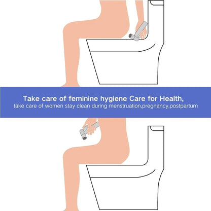 CleanJet™ – Set Doccetta Bidet Manuale con Tubo & Valvola a T