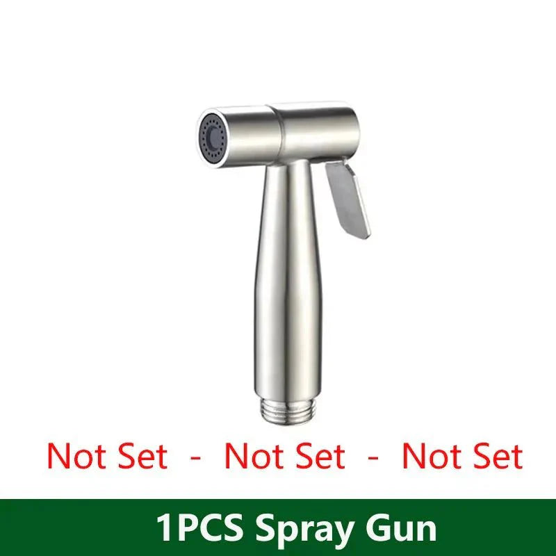 CleanJet™ – Handbidet Sproeikop - Set met Slang & T - Stuk - Telune