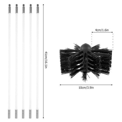 FlueFlex™ – Kit di Pulizia Flessibile per Camino & Asciugatrice