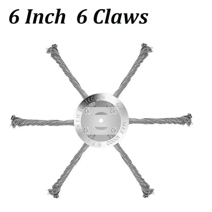 RustTrim™ – Testina a Spazzola in Acciaio per Erbacce & Muschio