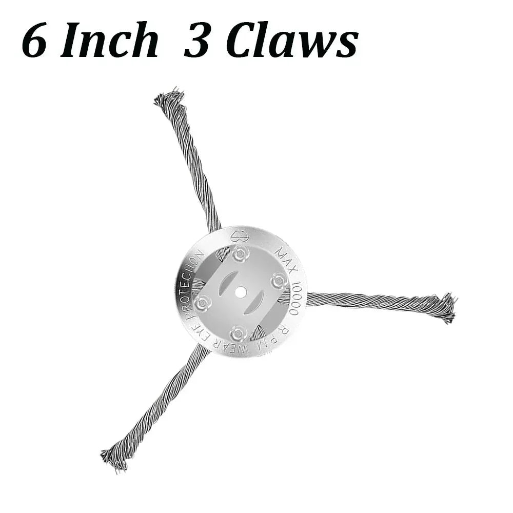 RustTrim™ – Testina a Spazzola in Acciaio per Erbacce & Muschio