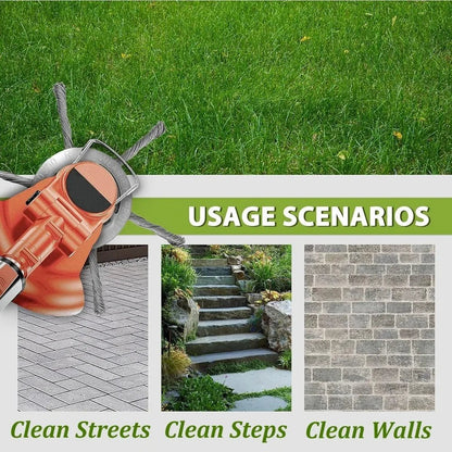 RustTrim™ – Testina a Spazzola in Acciaio per Erbacce & Muschio