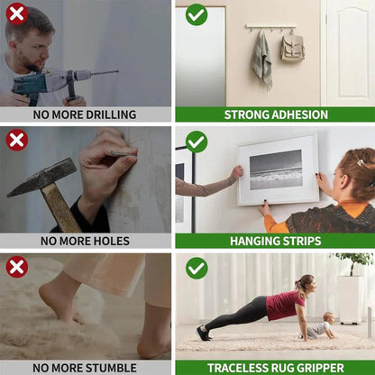 StickFix™ – Nastro Biadesivo Nano Riutilizzabile