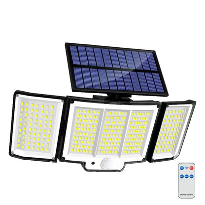 TriLux™ – Driedubbele Solarlamp met Bewegingssensor - Telune