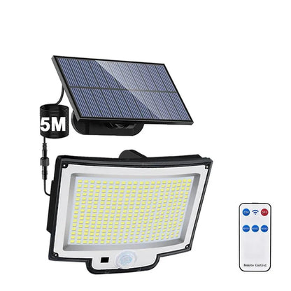 TriLux™ – Driedubbele Solarlamp met Bewegingssensor - Telune