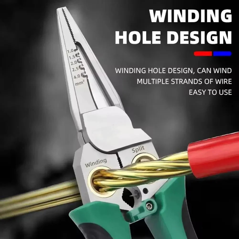 VoltGrip™ – Multitool per Spellare Cavi con Tester di Tensione