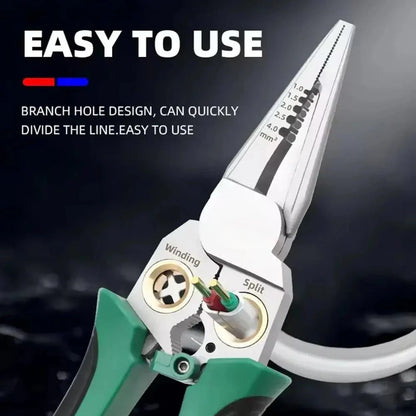 VoltGrip™ – Multitool per Spellare Cavi con Tester di Tensione