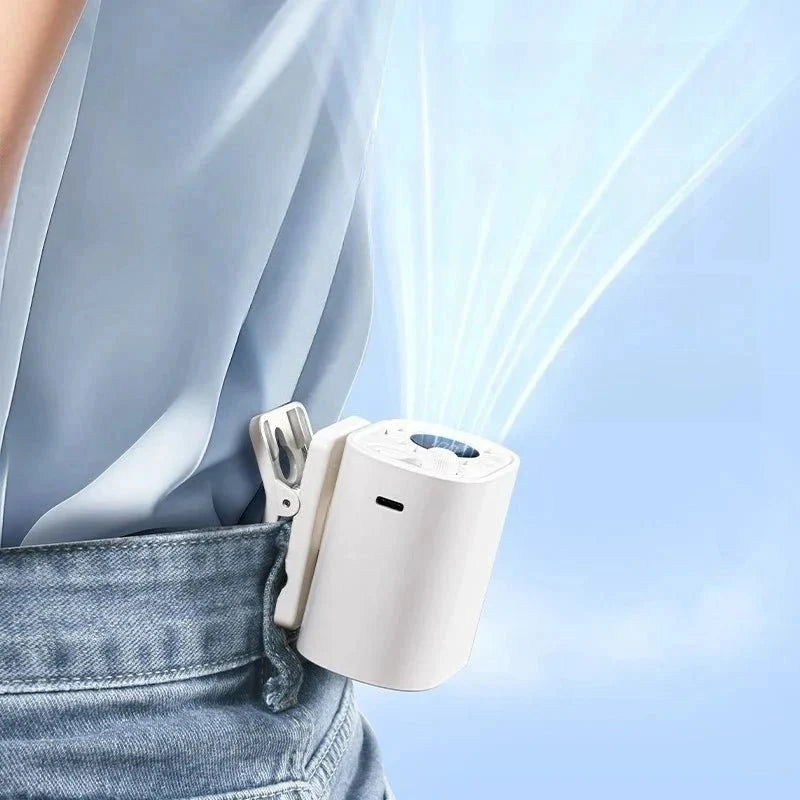 WindFlex™ – Ventilatore USB a 360° con Clip & 100 Velocità