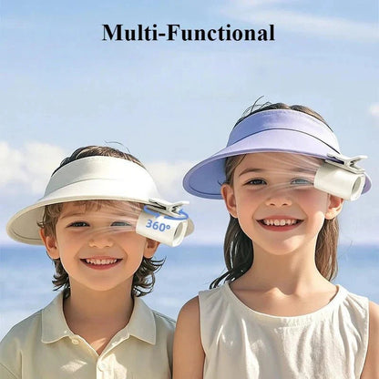 WindFlex™ – Ventilatore USB a 360° con Clip & 100 Velocità